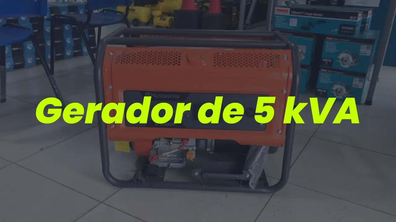 Veja o que dá pra ligar um gerador de 5 kVA